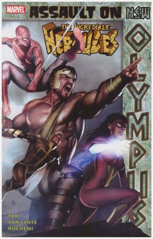 The Incredible Hercules: Assault on New Olympus cover