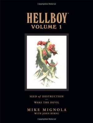 Hellboy Library Edition Volume 1: Seed of Destruction and Wake the Devil cover