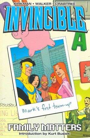 Invincible Volume One: Family Matters cover