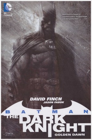 Batman, The Dark Knight: Golden Dawn cover