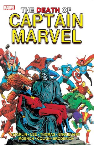 The Death of Captain Marvel cover