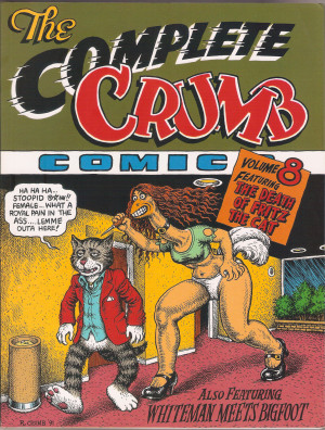 The Complete Crumb Comics Vol 8: The Death of Fritz the Cat cover
