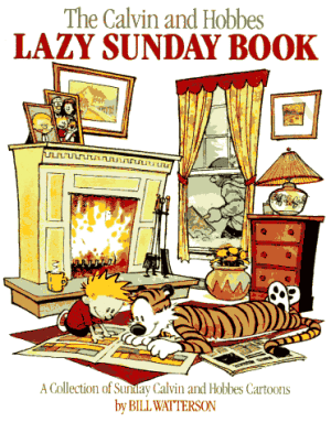 The Calvin and Hobbes Lazy Sunday Book cover