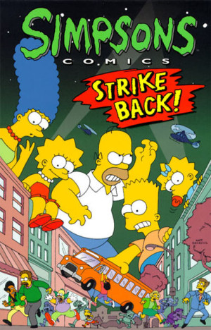 Simpsons Comics Strike Back cover