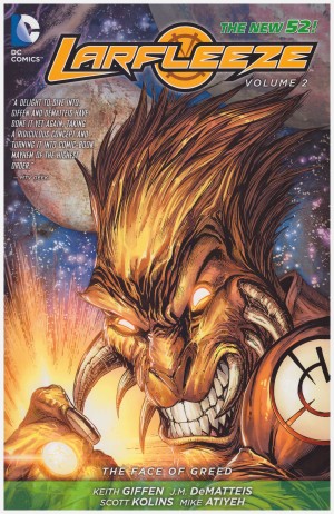 Larfleeze: The Face of Greed cover
