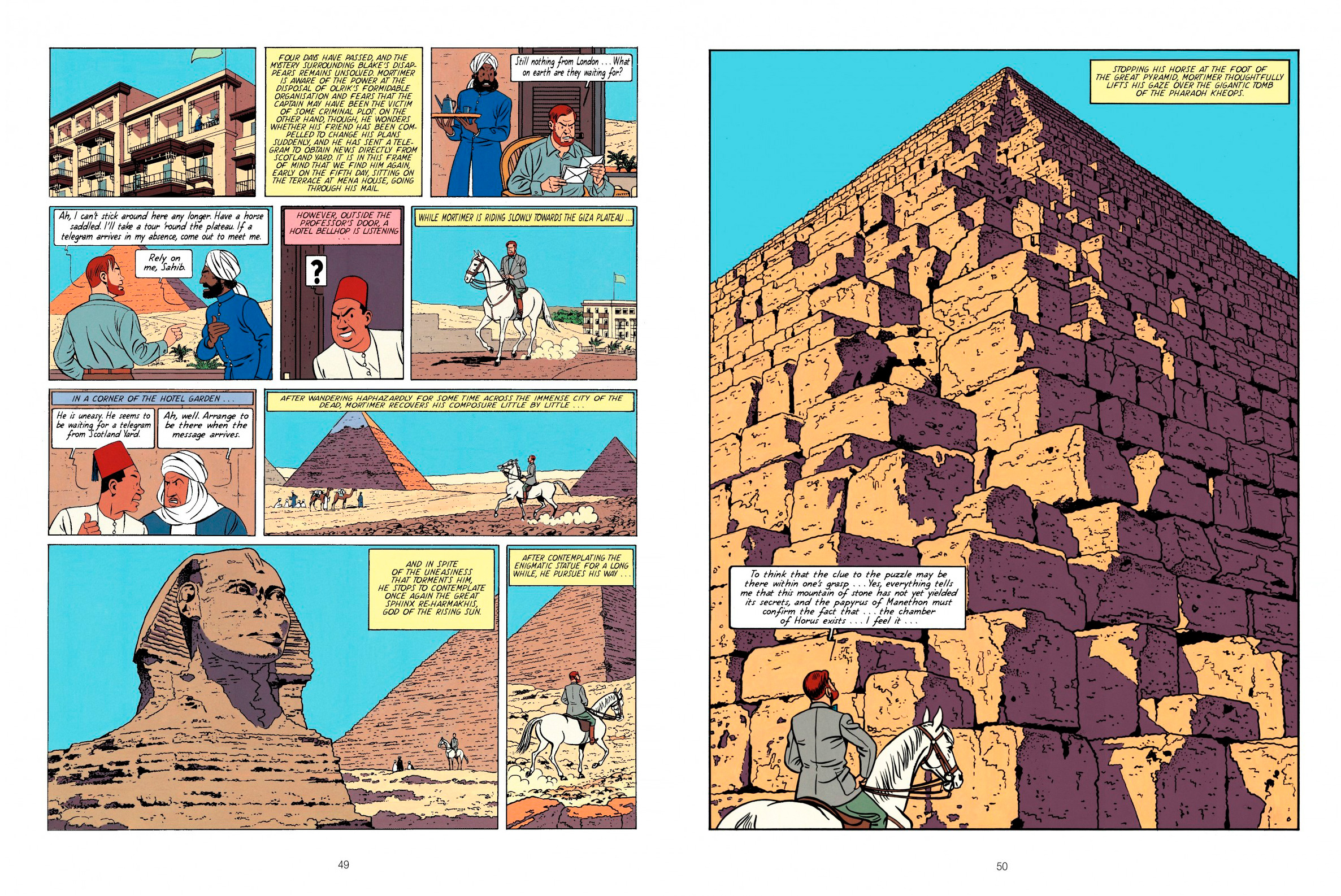 Blake and Mortimer The Mystery of the Great Pyramid Pt 1 review