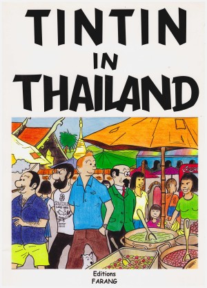 Tintin in Thailand cover