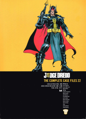 Judge Dredd: The Complete Case Files 22 cover