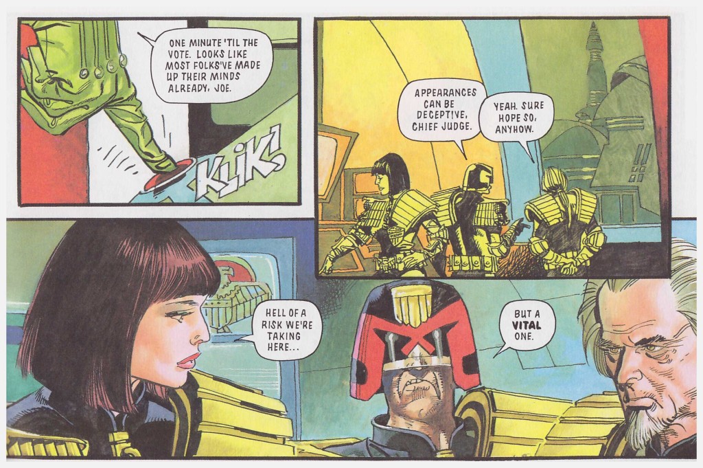 Judge Dredd: Democracy Now | Slings & Arrows
