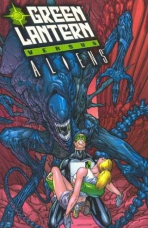 Green Lantern versus Aliens cover