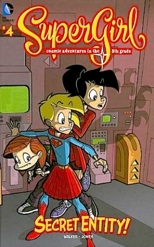 Supergirl: Cosmic Adventures in the 8th Grade – Secret Entity! cover