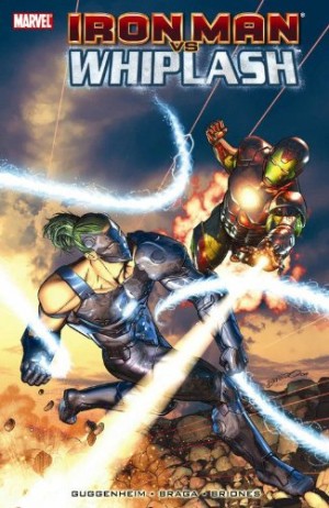 Iron Man vs Whiplash cover