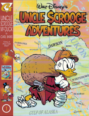 Uncle Scrooge Adventures in Color by Carl Barks 1 cover