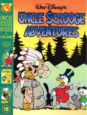 Uncle Scrooge Adventures by Carl Barks in Color 18 cover