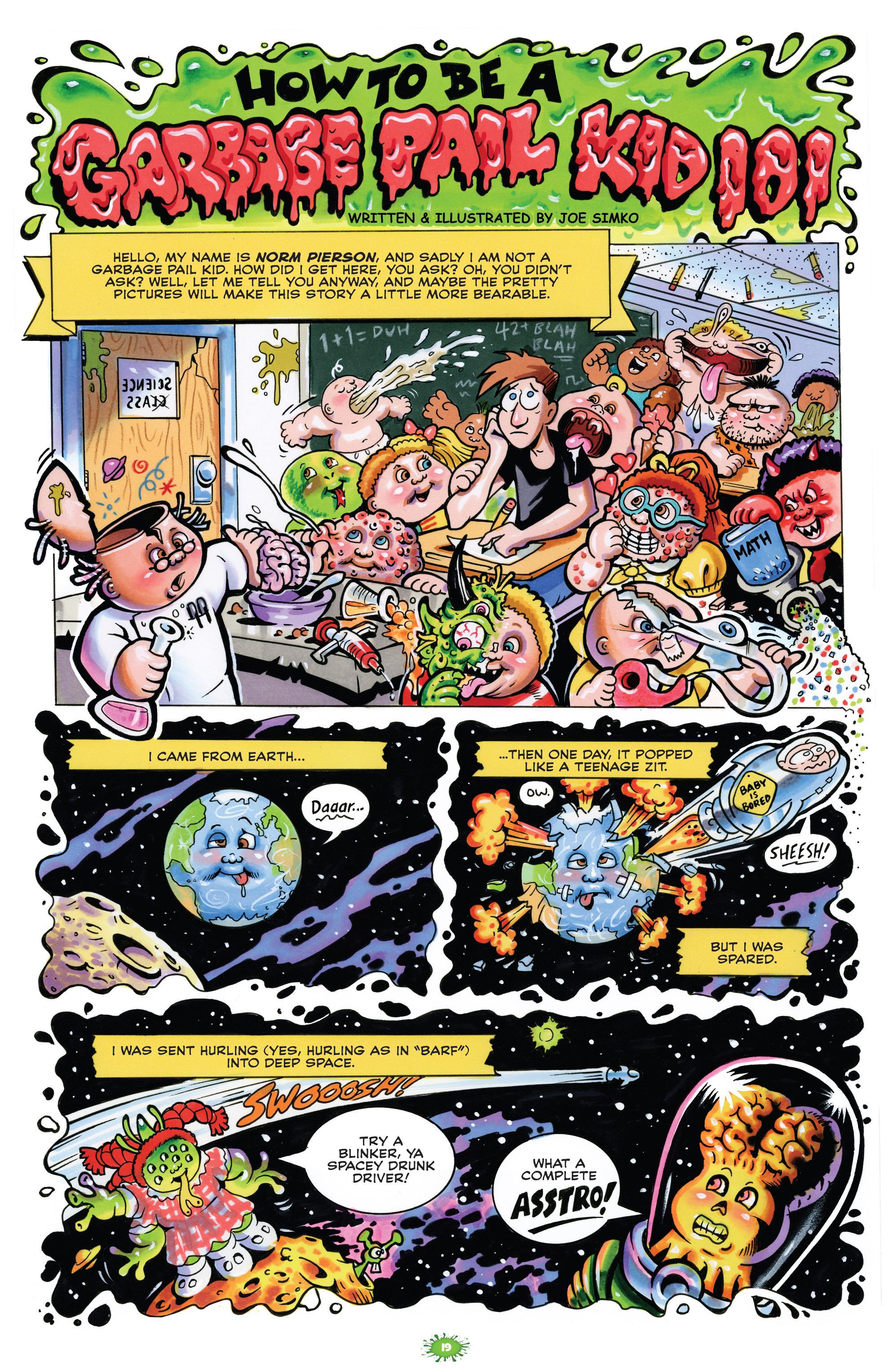 Garbage Pail Kids Comic Book Puke-Tacular review