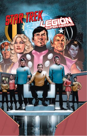 Star Trek/Legion of Super-Heroes cover