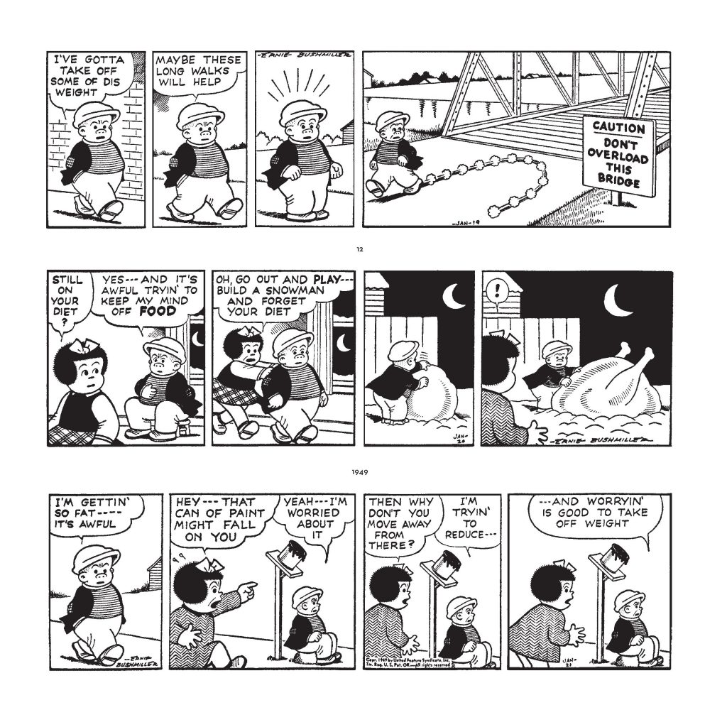 Nancy Loves Sluggo The Complete Dailies 19491951 (Ernie Bushmiller’s Nancy) Slings & Arrows