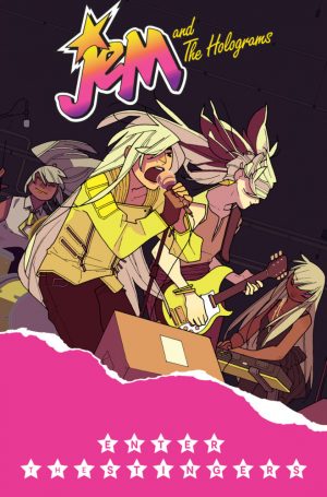 Jem and the Holograms: Enter the Stingers cover