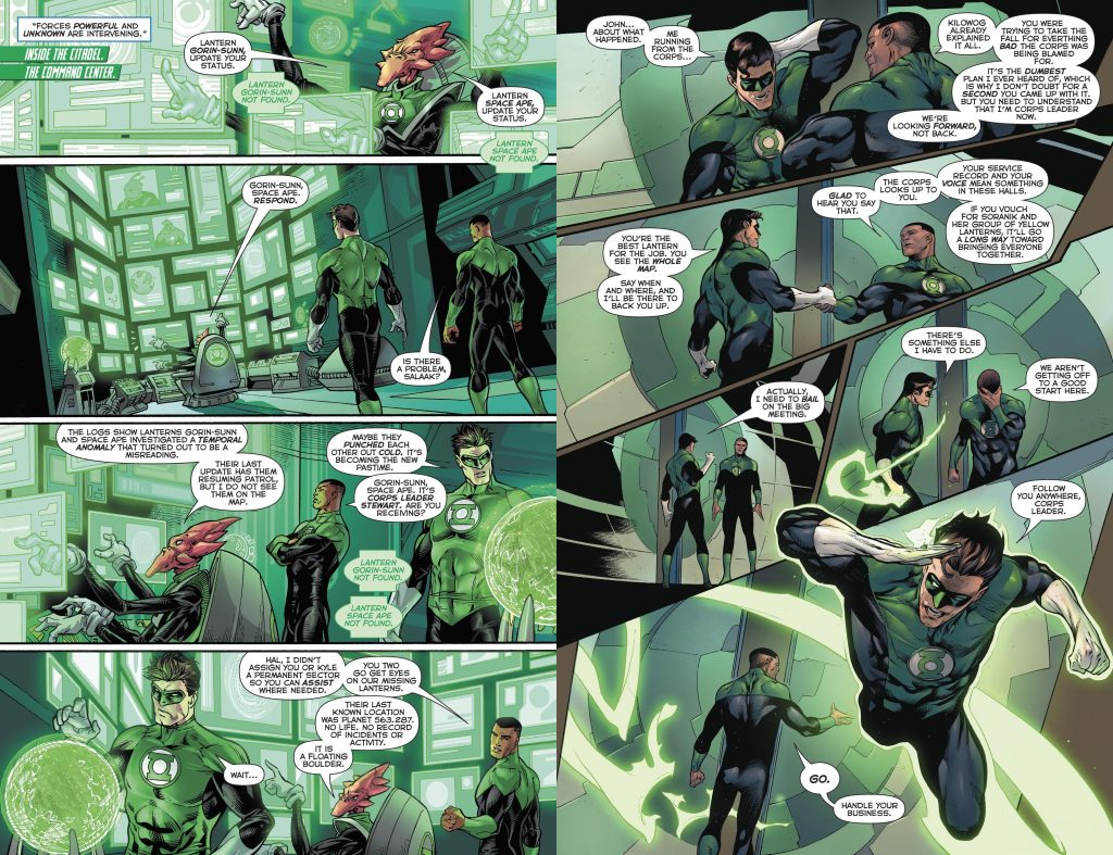 Hal Jordan and the Green Lantern Corps - Quest for Hope review