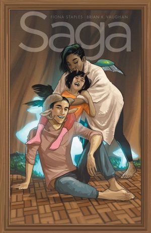 Saga Volume Nine cover