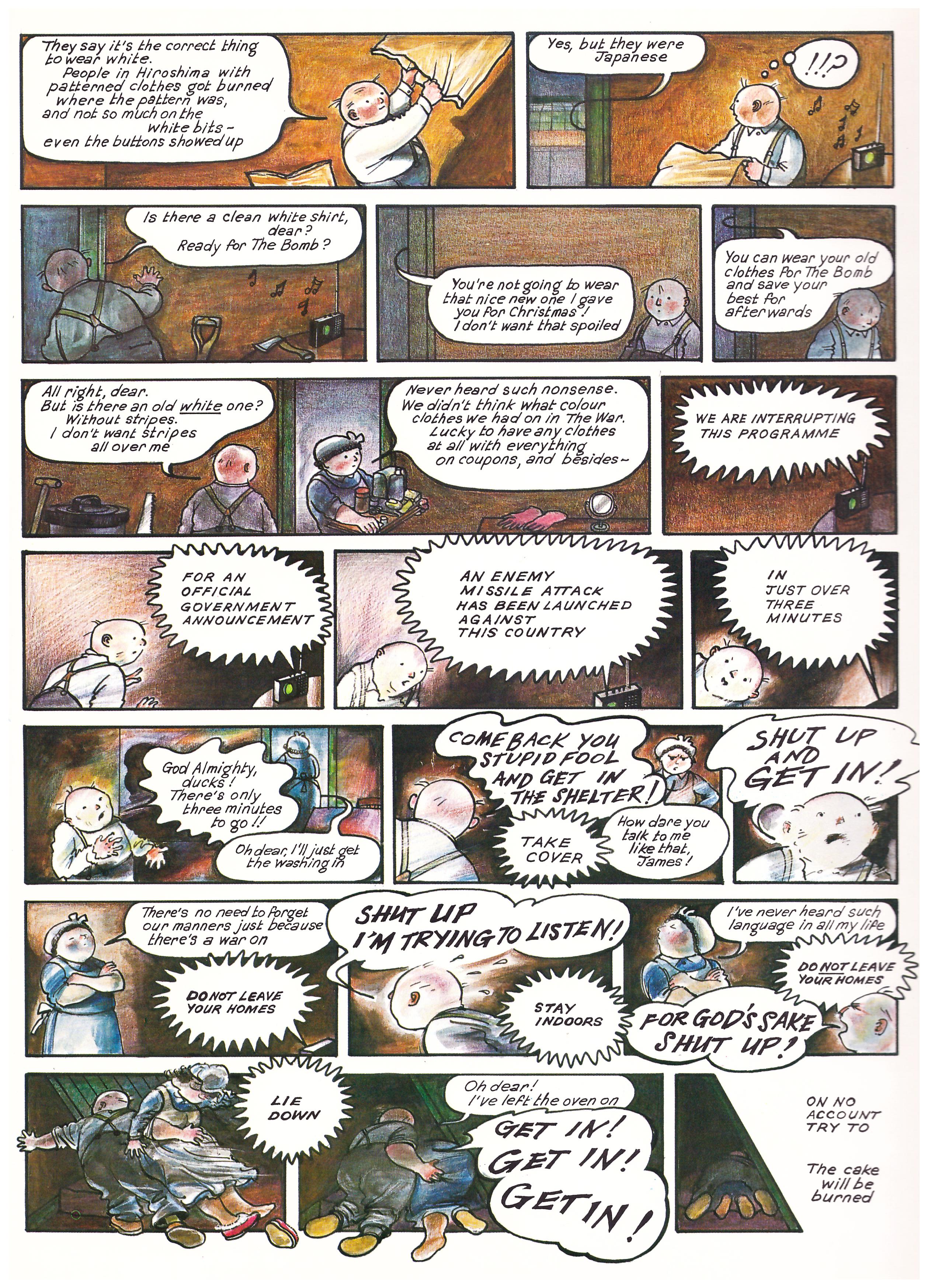 When the wind blows graphic novel