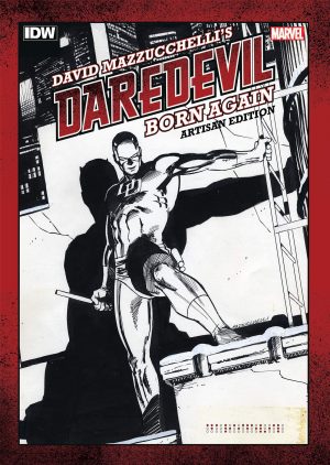 David Mazzucchelli’s Daredevil Born Again Artisan Edition cover