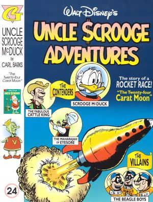 Uncle Scrooge Adventures by Carl Barks in Color 24 cover