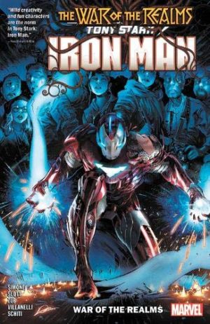 The War of the Realms: Tony Stark, Iron Man cover