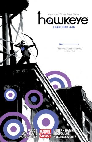 Hawkeye by Fraction and Aja Omnibus cover