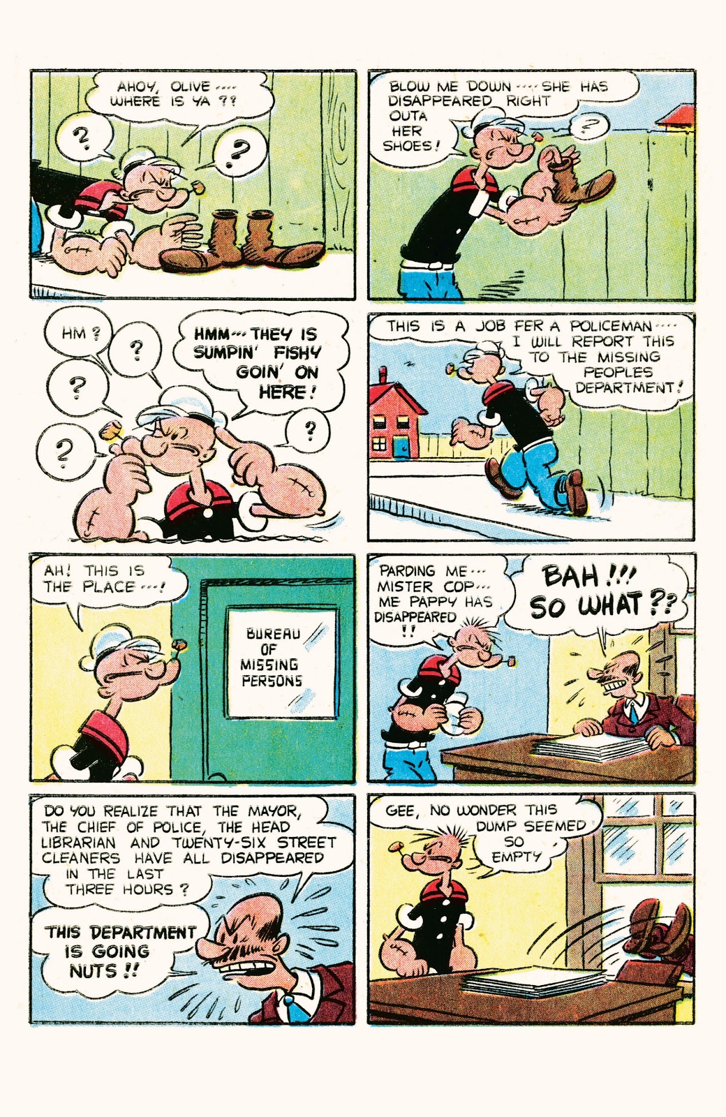 Popeye the Great ComicBook Tales by Bid Sagendorf review