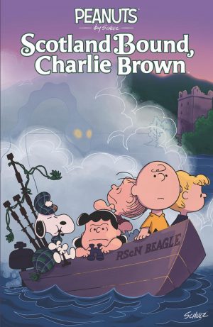 Peanuts: Scotland Bound, Charlie Brown cover