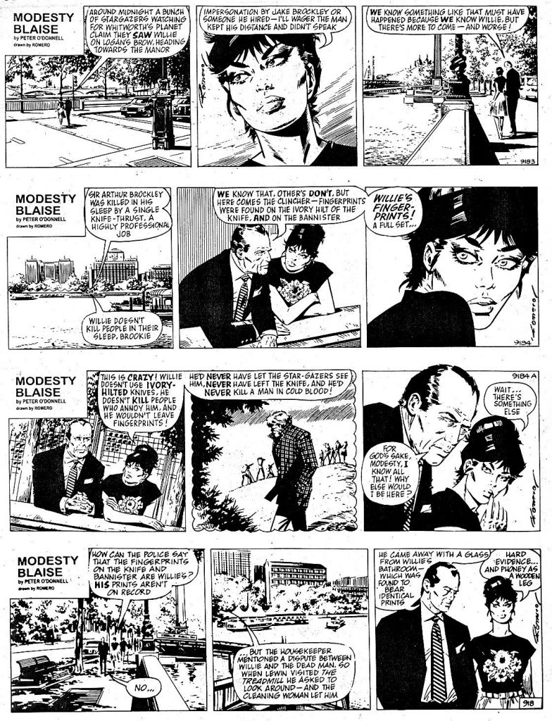 Modesty Blaise The Murder Frame review