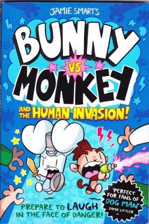 Bunny vs Monkey and the Human Invasion! cover