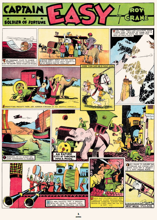 Captain Easy The Complete Sunday Newspaper strips review