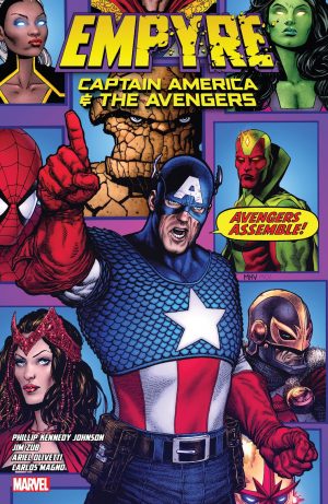 Empyre: Captain America and the Avengers cover