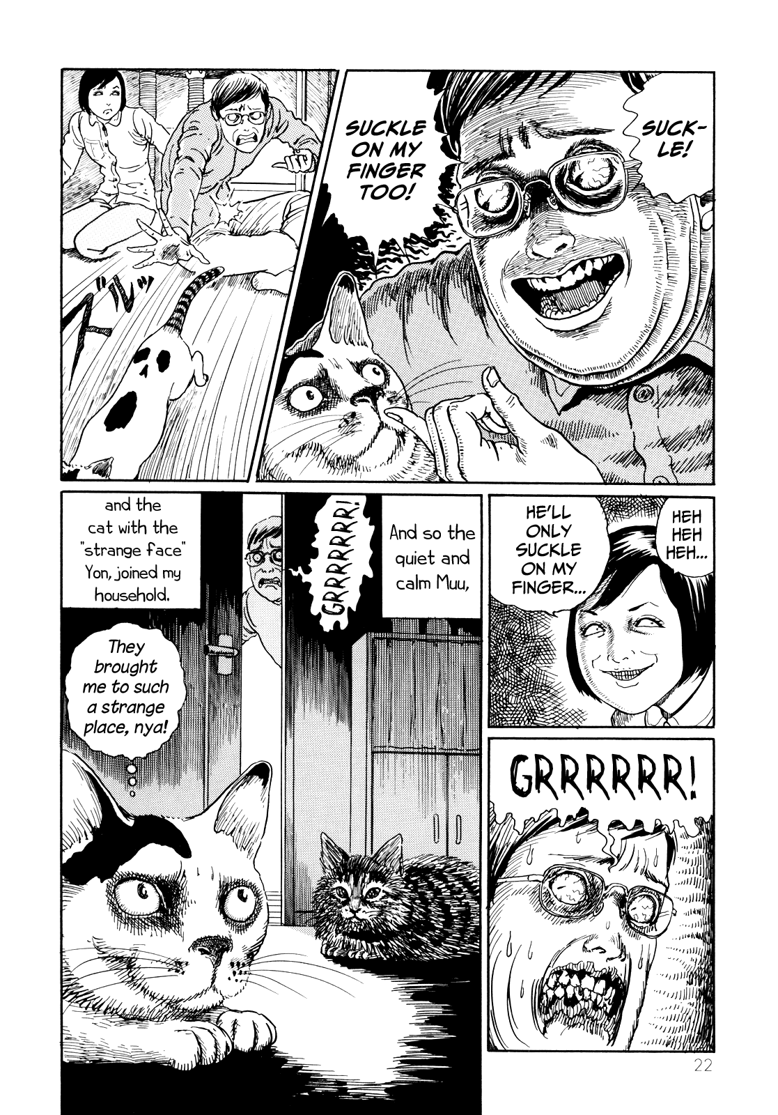 Manga Review- The Works of Junji Ito – The Cat with a Book