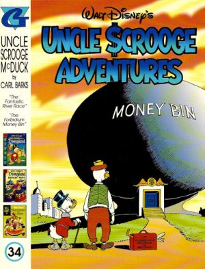 Uncle Scrooge Adventures by Carl Barks in Color 34 cover