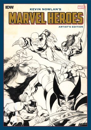 Kevin Nowlan’s Marvel Heroes Artist’s Edition cover