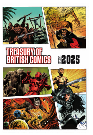 The Treasury of British Comics Annual 2025 cover