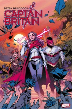 Betsy Braddock, Captain Britain cover