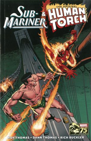 Sub-Mariner and the Original Human Torch cover