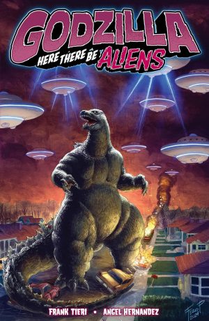 Godzilla: Here There Be Aliens cover
