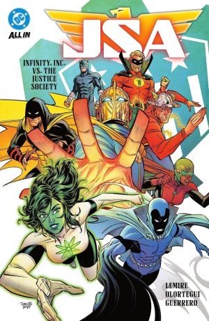 JSA: Infinity Inc. vs. The Justice Society cover